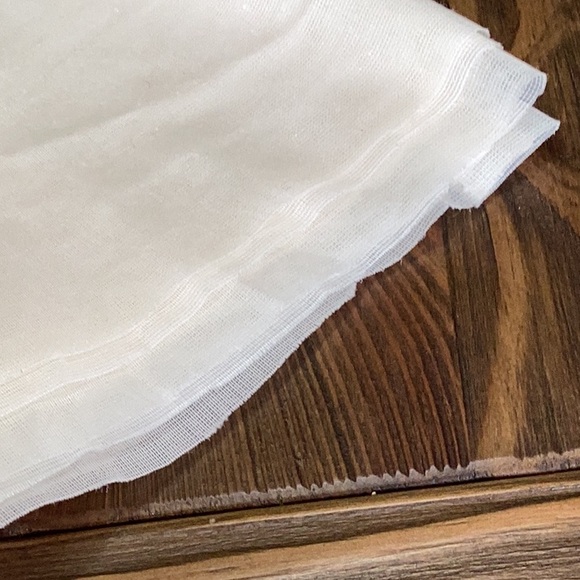 FINAL SALE PRICE Martha Stewart Cream Sheer Panel or Fabric - Picture 4 of 4